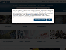 Tablet Screenshot of jobfinder.dk